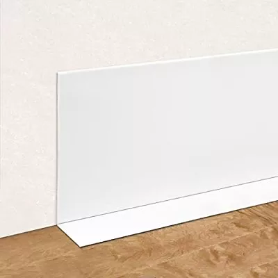 Vinyl Baseboard Molding Vinyl Wall Base Trim 4 Inch Flexible Rubber Baseboard... • $33.25