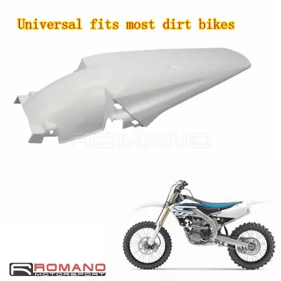 Universal Motocross Rear Fender White For Honda XR 250R 400 XR 400R 250 Plastic • $33.28