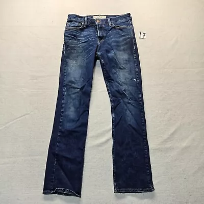 Hollister Blue Jeans Denim Pants Boot Cut Adult Men's Size 30 X 32 • $14