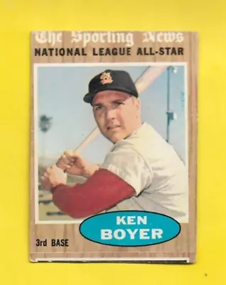 1962 Topps Ken Boyer ALL STAR #392 St. Louis Cardinals G/VG FREE SHIPPING • $2.99