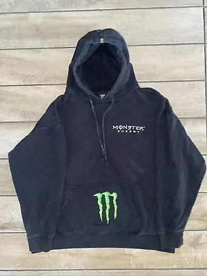 Monster Energy Drink Hoodie Sweatshirt Pullover Men’s 2XL Logo • $30