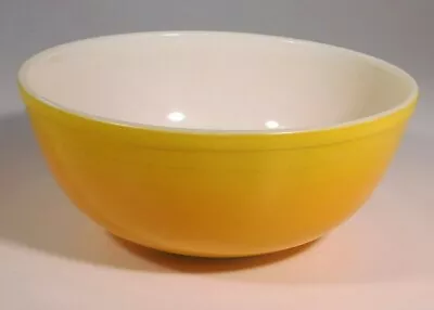 $49.99 • Buy VINTAGE PROMO PYREX BOWL #404  PINEAPPLE PARTY  CHIP&DIP OMBRE YELLOW To ORANGE