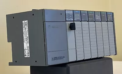 $774.99 • Buy Allen Bradley SLC 500 PLC 5/04 CPU With 7 Slot Rack And I/O Cards