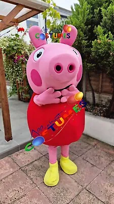 Hire Peppa Pig Lookalike Costume Mascot Fancy Dress Hire Delivery Within UK • £70