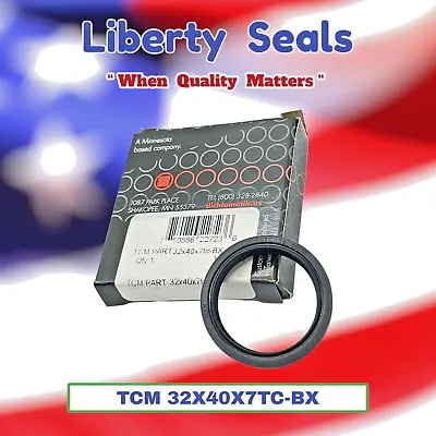 TCM 32X40X7TC-BX  Carbon Steel Seal TC Type 1.260  X 1.575  X 0.276    32X40X7 • $17.49