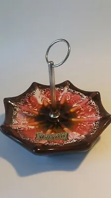 COLLECTABLE FRENCH VALLAURIS PIN/BONBON DISH WITH UMBRELLA STYlE • £18