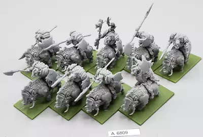 Mantic Games Kings Of War Orcs Orc Gore Riders X9 A6809 • $26.99