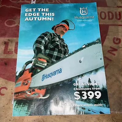 Vintage Husqvarna Catalogue 2005 Chainsaw Trimmer Ride On Mower Cultivator Etc • $12