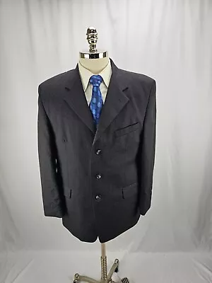 Taglia By Alberto Taglia Men's Gray Wool Blazer Jacket 44S • $43