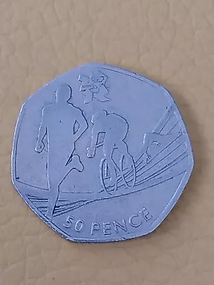 Olympic Triathlon Collectable 50p Circulated • £2.80
