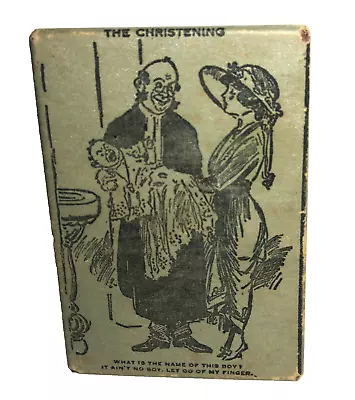 Vintage Christening Comic  3  Advertising Pocket Hand Mirror  (A4) • $19.99