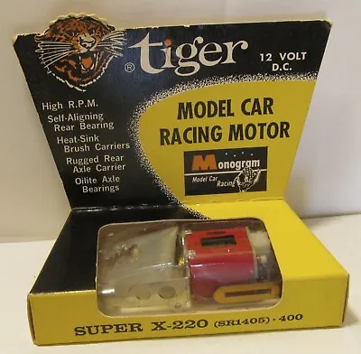 Monogram 1/24 Super X-220 SR1405 Slot Car Motor 1965 Display Boxed • $99.99