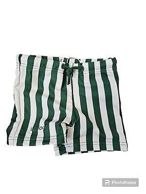 Liewood Otto Swim Pants Stripe Garden Green / Sandy Age 3-9 Months RRP €34 • £12.99