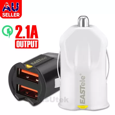 Dual USB Car Charger Power Cigarette Lighter Socket SAMSUNG S23 S22 S21 Ultra • $7.99