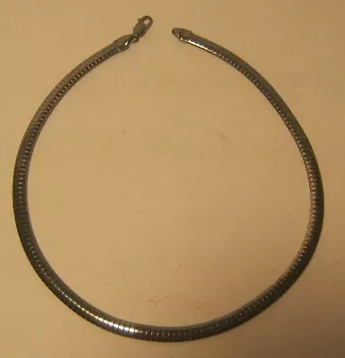 KIM Korea 16  Sterling Silver CHOKER Necklace EXCELLENT!! • $45