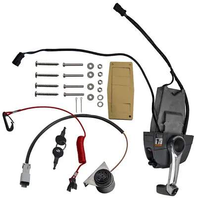 $347.52 • Buy Outboard Remote Throttle Control Box Key Switch Kit For Johnson Evinrude 5006186