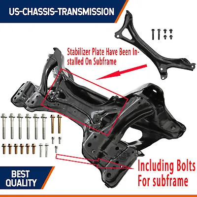 For 96 97 98 99 00 Honda Civic Front Crossmember Engine Cradle SubFrame W/Bolts  • $285.64