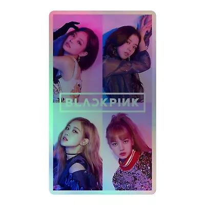 BLACKPIN K-Pop Girl Group Holographic K-Pop Sticker 6  Waterproof Vinyl Sticker • $6.95