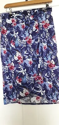 £6.50 • Buy Collectif Tropical Print Wrap Skirt Size  12
