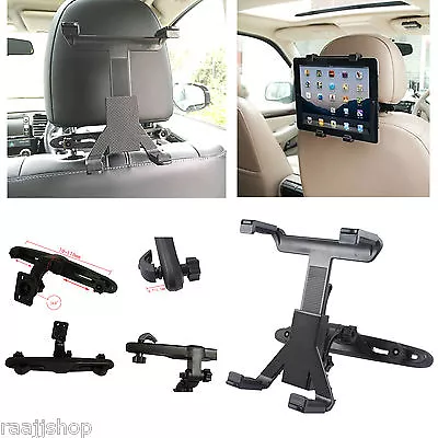 Universal In Car Back Seat Headrest Holder Mount Cradle For Ipad 1 2 3  Mini Air • £6.98