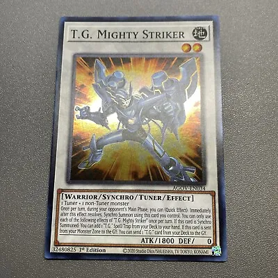 Yu-Gi-Oh! T.G. Mighty Striker Super Rare 1st Edition AGOV-EN034 NM/M  • $1