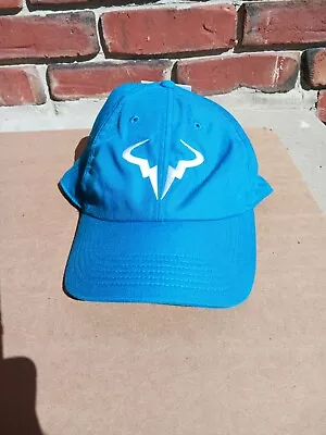 NWT NIKE RAFAEL NADAL HAT RAFA CAP Green Abyss Teal Blue Hat Cap 850666-301 • $55.99