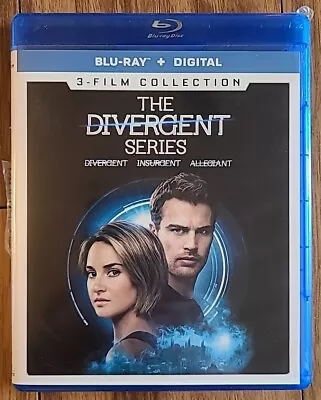 The Divergent Series Blu-ray Divergent Insurgent Allegiant 3 Disc Set • $3.95