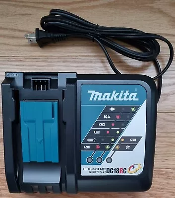 Makita DC18RC 18 VOLT LXT Lithium‑Ion Rapid Optimum Battery Charger NEW • $23.70