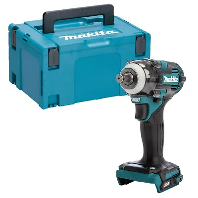 Makita TW004GZ 40V XGT Brushless Impact Wrench 1/2  Body With Makpac Type 3 Case • £213