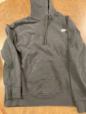 Nike Men’s Black Hoodie Sweatshirt - Large • $5