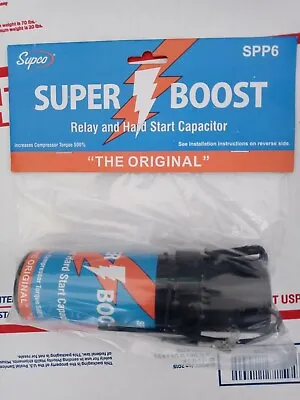 SUPCO SPP6 Relay/Capacitor Hard Start Kit With 500% Increase Starting Torque • $16.49