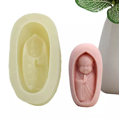 Buddha Silicone Mold 3D Mini Buddha Candle Silicone Mold Candle Mould DIY Craft • $12.64