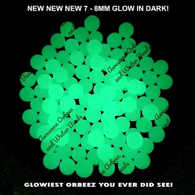 $7.49 • Buy AMAZING New Extra Bright Glow In The Dark Orbeez Water Beads 7-8mm Wedding Party