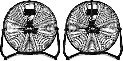 18  3 Speed Heavy Duty Metal Floor Fan Black 18  • $37.99