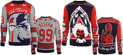 Jobu Pedro Cerrano Wild Thing Ricky Vaughn #99 Major League Ugly Sweater Lot (2) • $89.99