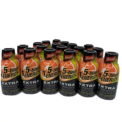 5 Hour Energy Shot Orange Extra Strength 24 Ct 1.93 Oz  Sugar Free • $52.85