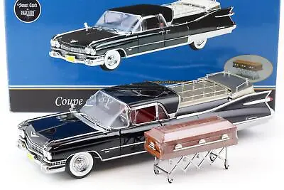 1:18 Sunset Coach Precision 1959 Cadillac Superior Hearse Coupe De Fleur Black • $353.28