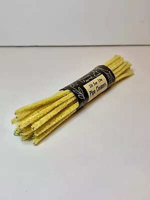 TRUE MCM Vintage YELLOW Soft Chenille Craft Stems B.J. Long Pipe Cleaners NOS • $9.75