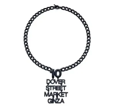 $225.13 • Buy COMME Des GARCONS Dover Street Market 10th Anniversary Novely Necklace BLACK