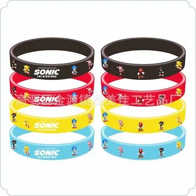 £8.99 • Buy Sonic The Hedgehog Silicone Wristband Bracelet Birthday Party Favour Bag Filler 