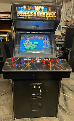 WRESTLEFEST ARCADE MACHINE By TECHNOS 1991 (Excellent) *Rare* • $4449