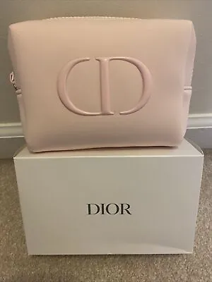 New In Box Dior Trousse Pouch Cosmetic Makeup Empty Bag Light Pink New 💯Authen • $29.50