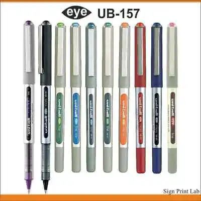  UB-157 UNI-BALL EYE ROLLER BALL PEN Wide Range Of Colours 0.7 Point ( 1 PEN ) • £3.49