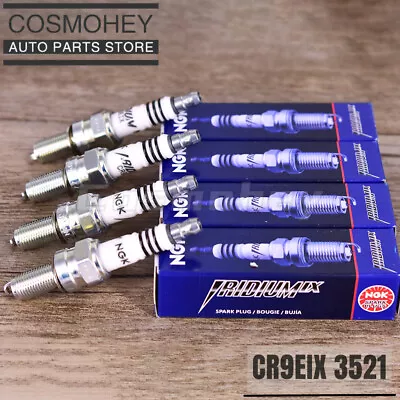 4Pc CR9EIX NGK Iridium IX Spark Plug For SUZUKI GSXR Motorcycle Tune Up Kit 3521 • $16.99