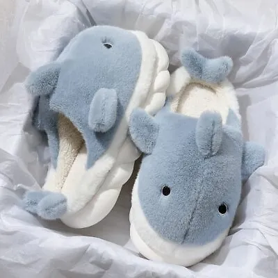 Funny Animal Cotton Slippers Women's ThickSoles Home Slipper Warm Non Slip • $19.94