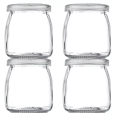 5.3oz / 7 Oz Mini Glass Jar With Lid For Pudding Yogurt Caviar Herb Jelly Jams H • $25.21