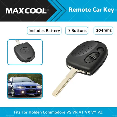 For Holden Commodore VS VR VT VX VY VZ Complete Remote Car Key 304MHz 3 Buttons • $55