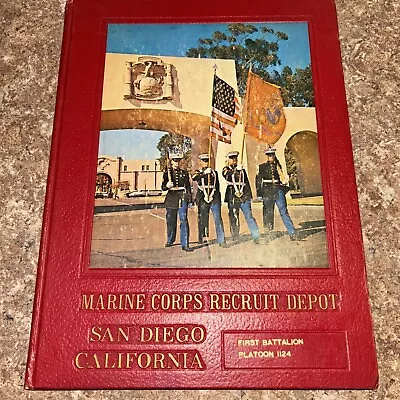 Marine Corps Recruit Depot San Diego 1973-1974 First Battalion Platoon 1124 • $29.99