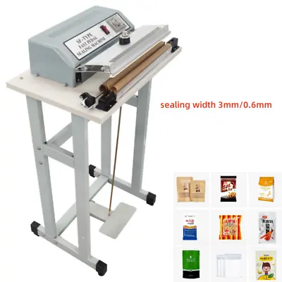 Pedal Sealing Machine Plastic Film Packaging Machine 300mm 0.2-2s Quick Package • $101.52