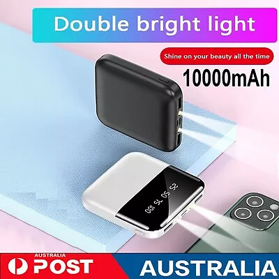 $26.80 • Buy Mini Power Bank 10000 Mah Portable USB Type-C  Fast Charger Battery Power Bank